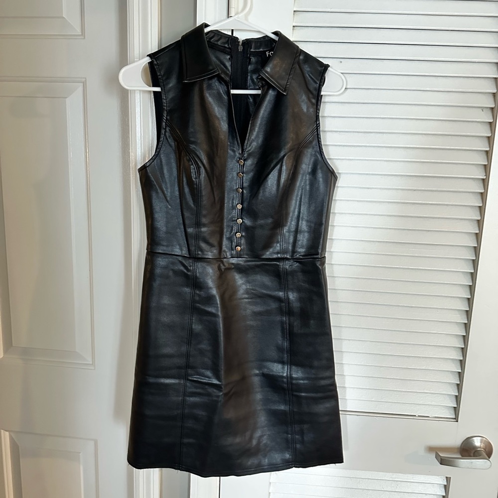 Finley Boutique Black Leather Dress